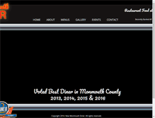 Tablet Screenshot of newmonmouthdiner.com